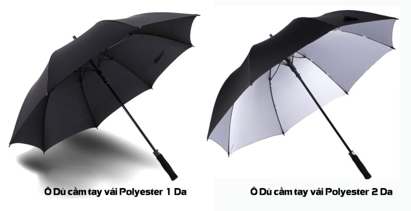 Hai loại vải may dù cầm tay