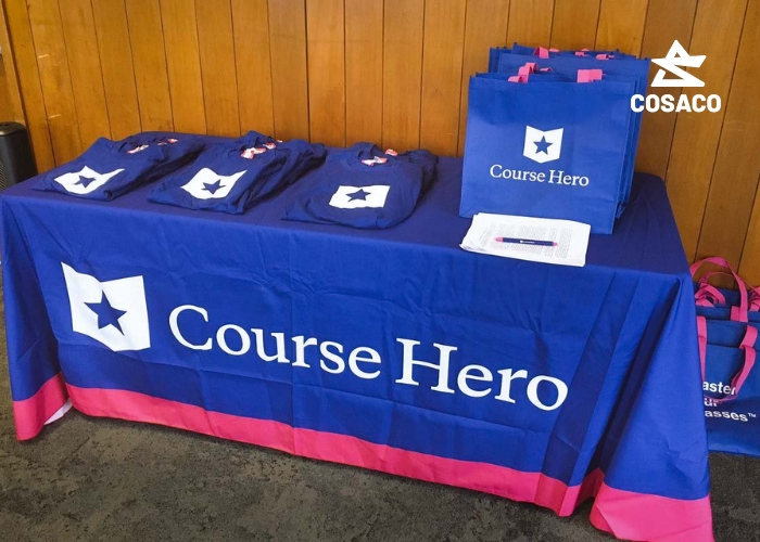 Công Nghệ In Logo Khăn Trải Bàn Phổ Biến Hiện Nay