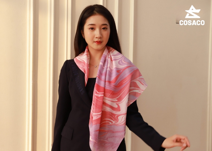 Các chất liệu lụa phổ biến dùng để in khăn