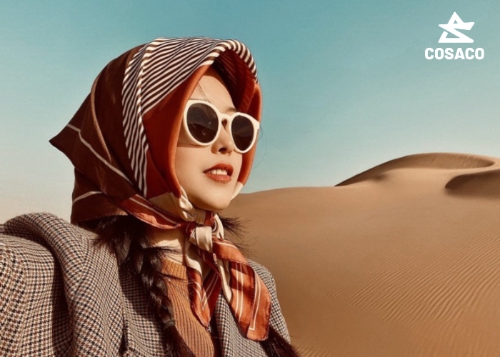 Cách chọn khăn lụa trùm đầu phù hợp