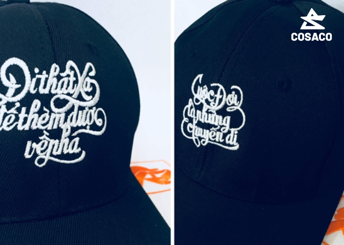 Những lưu ý quan trọng khi đặt thêu nón theo yêu cầu