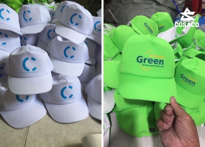 Các loại nón phổ biến trong dịch vụ thêu nón theo yêu cầu