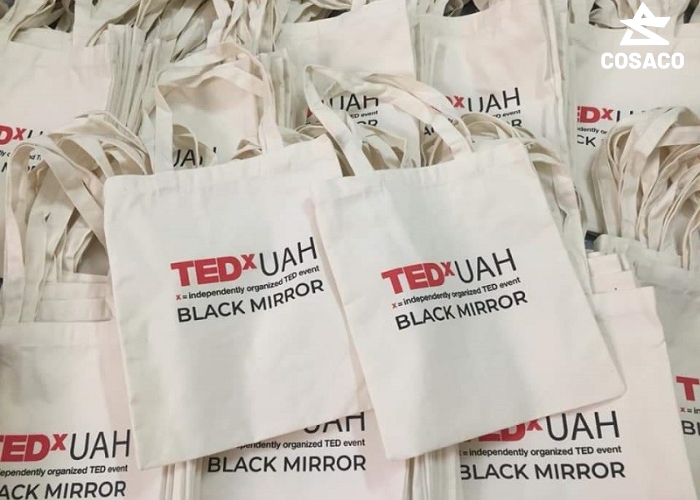 Ứng dụng thực tế của túi vải canvas in logo