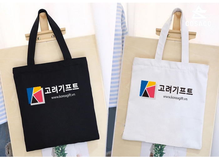 Lợi ích vượt trội của túi vải canvas in logo đối với doanh nghiệp