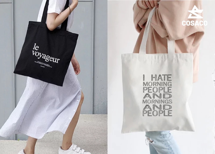 Các loại túi tote phổ biến tại xưởng may túi tote hiện nay