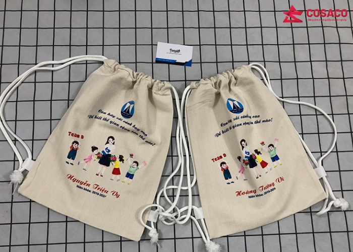 Ứng dụng đa năng – Balo dây rút vải bố TPHCM dùng được ở đâu cũng tiện