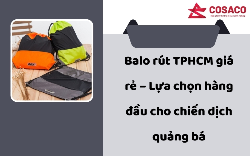 Balo rút TPHCM