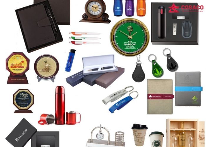 Các loại quà tặng phổ biến được in Logo tại công ty quà tặng TPHCM