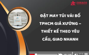 Đặt may túi vải bố TPHCM