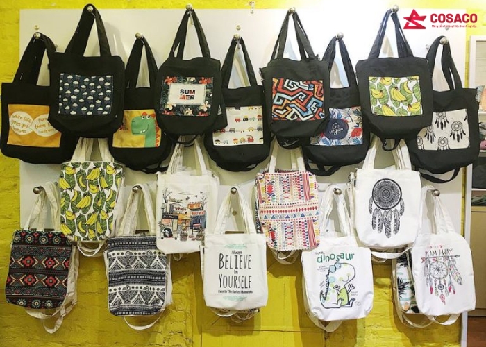 Ứng dụng thực tế của túi vải bố khi đặt may túi vải bố TPHCM