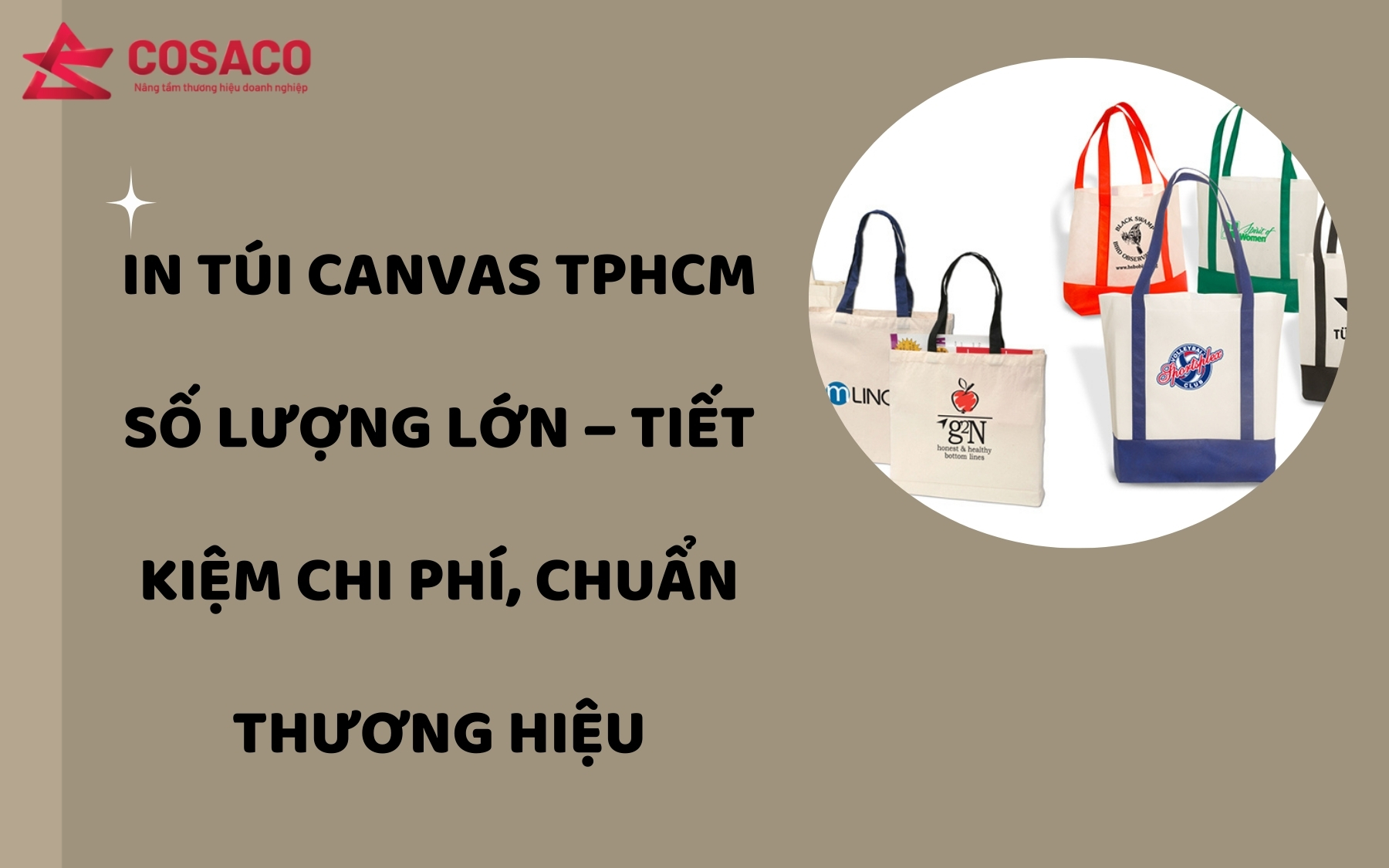 In túi Canvas TPHCM