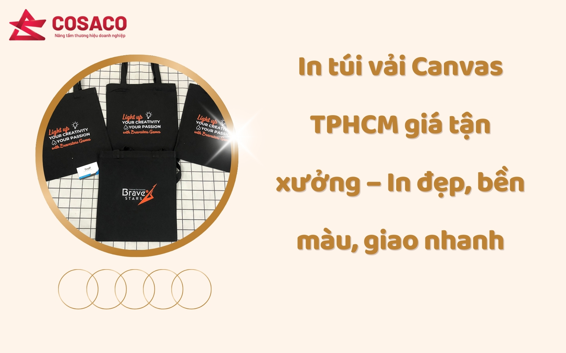 In túi vải Canvas TPHCM