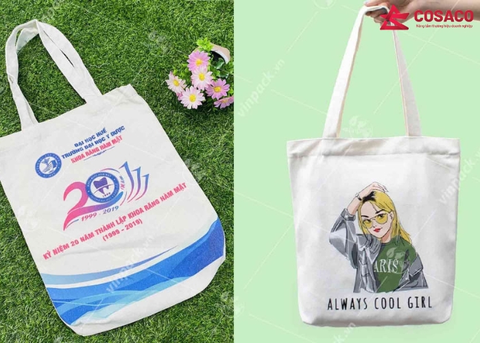Các loại túi Canvas phổ biến được may tại xưởng TPHCM