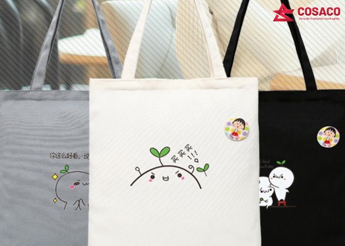 Các loại túi vải Canvas phổ biến trong dịch vụ may túi vải Canvas TPHCM