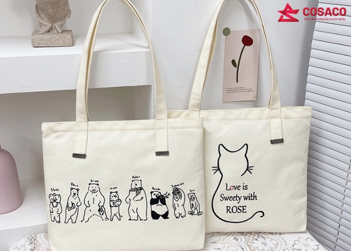 Ứng dụng thực tế của dịch vụ may túi vải Canvas TPHCM trong hoạt động kinh doanh