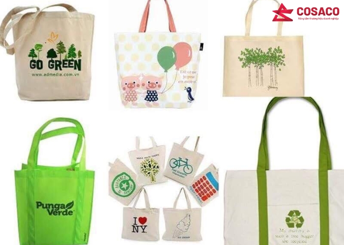 Các mẫu túi vải bố phổ biến khi may tại TPHCM