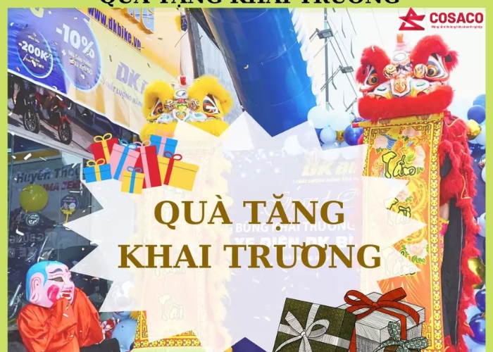 Xu hướng quà tặng khai trương công ty TPHCM năm 2026: Sáng tạo & cá nhân hóa