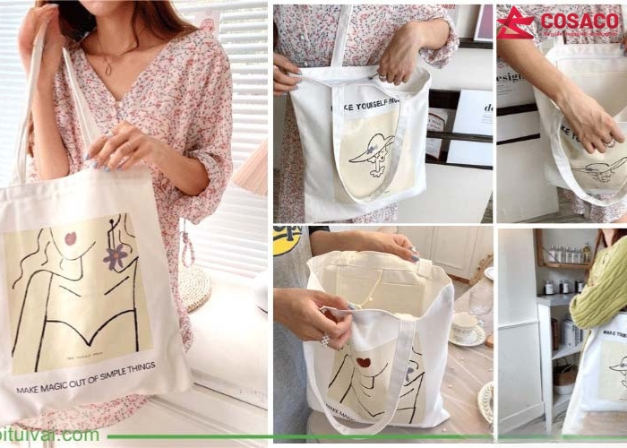 Các mẫu túi Canvas in theo yêu cầu TPHCM đẹp và đang được ưa chuộng