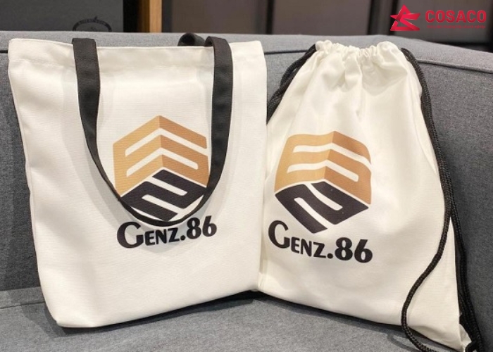 Công nghệ in logo sắc nét, bền màu cho túi vải Canvas in Logo TPHCM