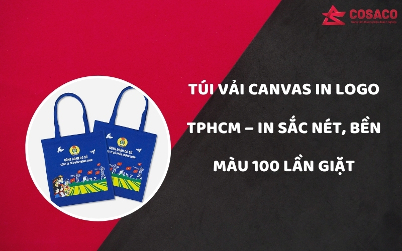 Túi vải Canvas in Logo TPHCM