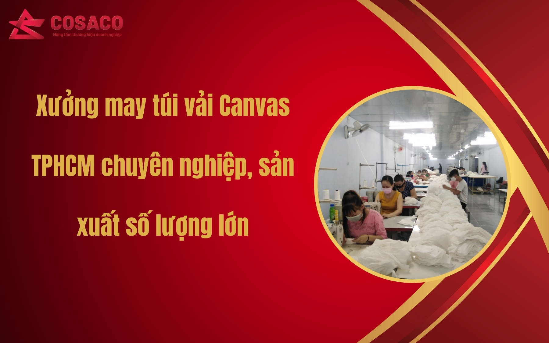 Xưởng may túi vải Canvas TPHCM