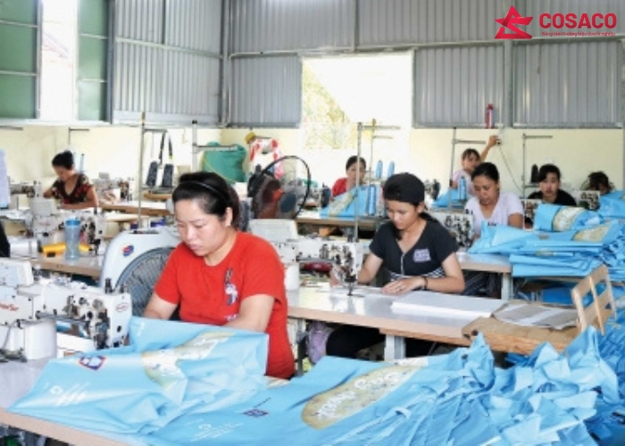 Quy trình sản xuất tại xưởng may túi vải TPHCM