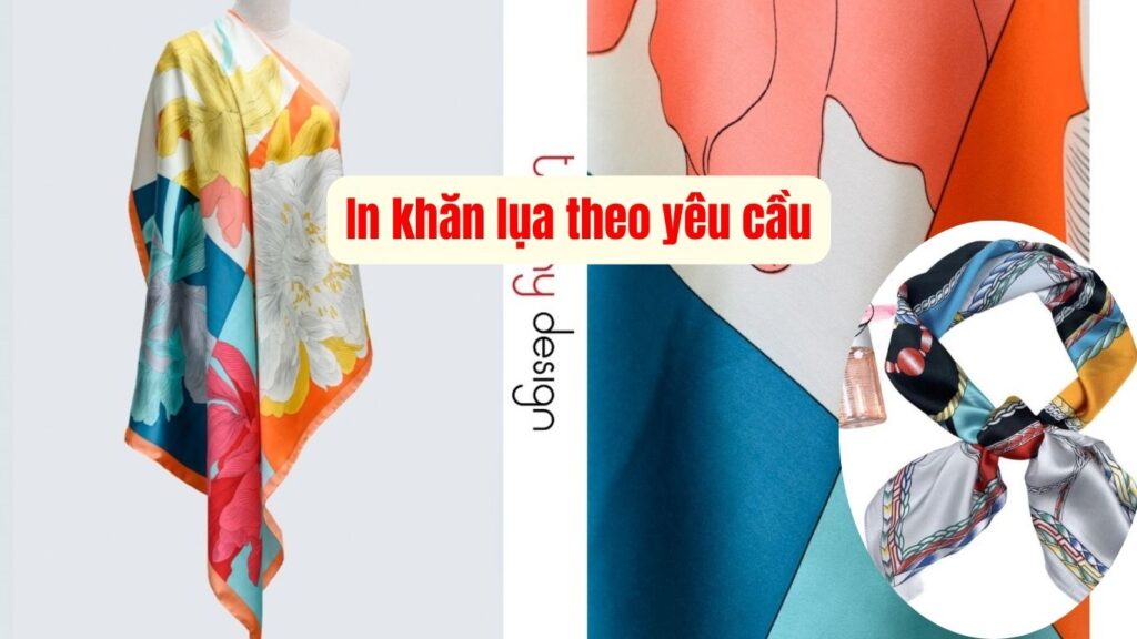 In khăn lụa theo yêu cầu