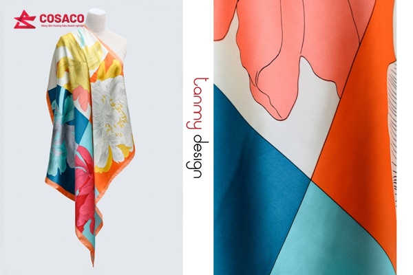 In khăn lụa theo yêu cầu