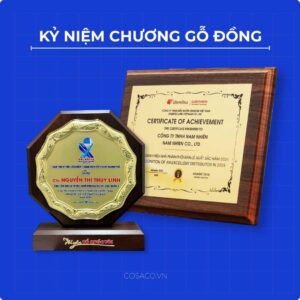 KỶ NIỆM CHƯƠNG GỖ ĐỒNG