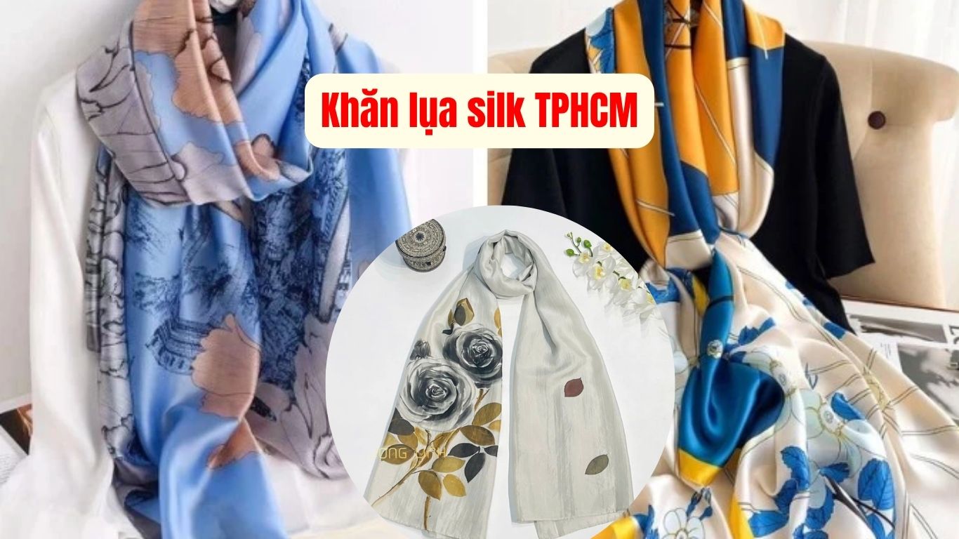 Khăn lụa silk TPHCM