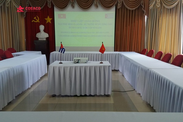 May khăn trải bàn hội nghị TPHCM