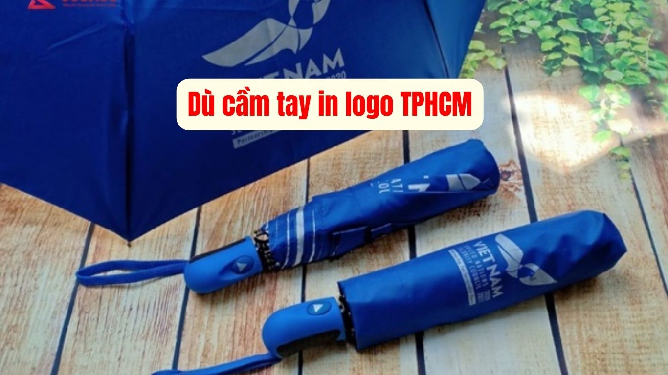 dù cầm tay in logo TPHCM
