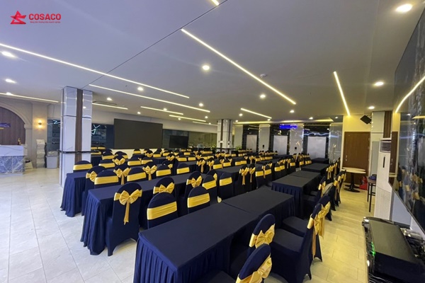 in khăn trải bàn sự kiện TPHCM