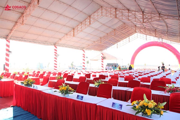 in khăn trải bàn sự kiện TPHCM