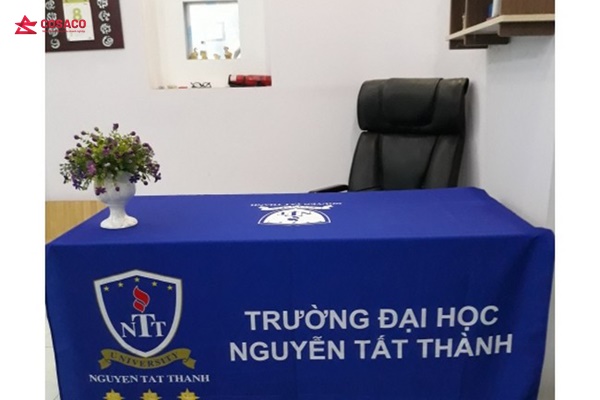 in khăn trải bàn sự kiện TPHCM