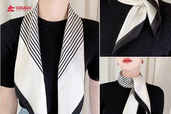 khăn lụa vuông 70 70 TPHCM