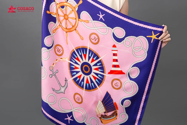 khăn lụa vuông 70 70 TPHCM