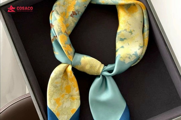 khăn lụa vuông 70 70 TPHCM