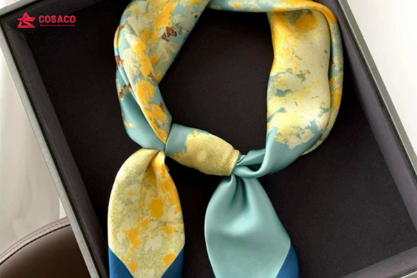 khăn lụa vuông 70 70 TPHCM