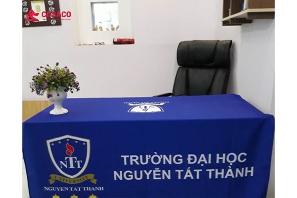 khăn trải bàn in logo TPHCM