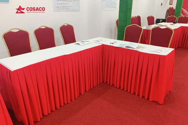 khăn trải bàn in logo TPHCM