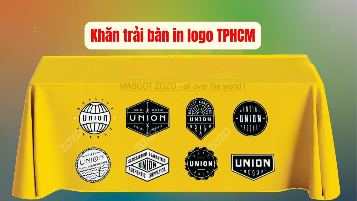 khăn trải bàn in logo TPHCM