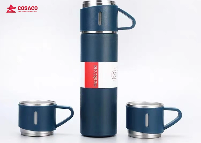 Bình giữ nhiệt kèm cốc uống trà