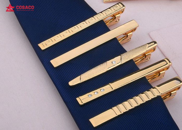 Các loại kẹp cà vạt mạ vàng phổ biến hiện nay