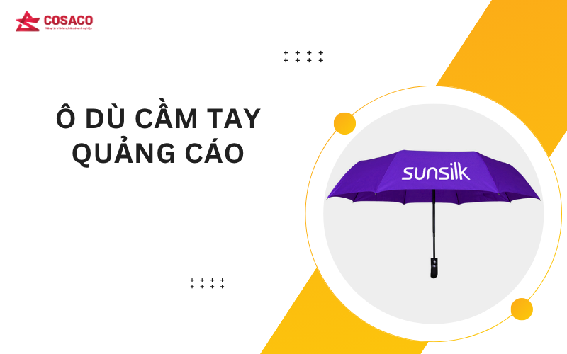 Ô dù cầm tay quảng cáo