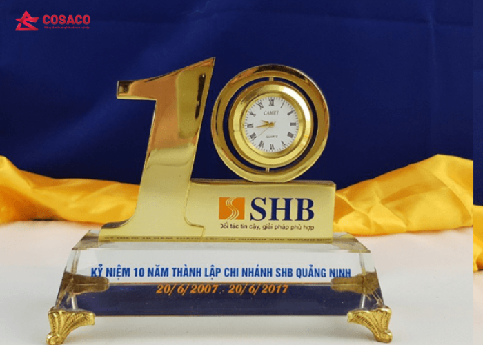 Top quà tặng kỷ niệm 10 năm thành lập được lựa chọn nhiều nhất