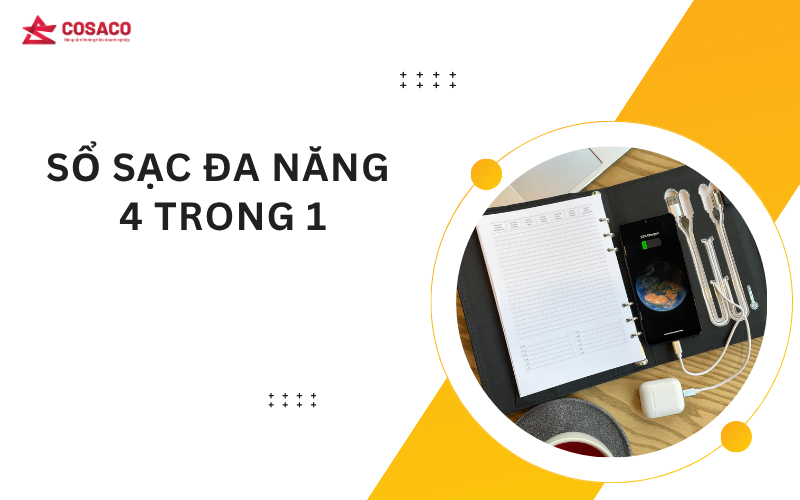 Sổ sạc đa năng 4 trong 1