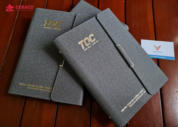 Quy trình sản xuất sổ tay in logo chuyên nghiệp