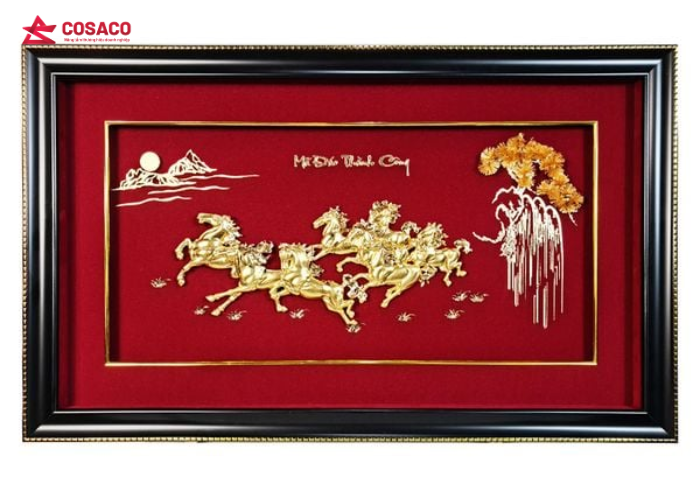 Cách lựa chọn tranh mạ vàng phù hợp với từng đối tác