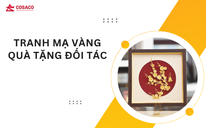 Tranh mạ vàng quà tặng đối tác